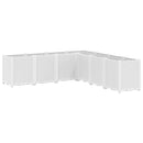plantekasse 160x160x53 cm PP hvid