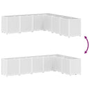 plantekasse 160x160x53 cm PP hvid
