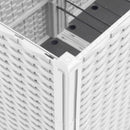 plantekasse 160x160x53 cm PP hvid