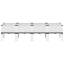 plantekasse med ben 160x40x42 cm PP hvid
