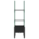 plantekasse med espalier 40x40x142,5 cm PP sort