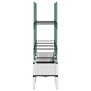 plantekasse med espalier 120x40x142,5 cm PP hvid