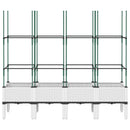 plantekasse med espalier 160x40x142,5 cm PP hvid