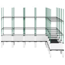 plantekasse med espalier 200x160x142,5 cm PP hvid