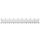 plantekasse med spyd 363,5x43,5x43,5 PP hvid