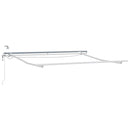 markise med LED-lys 300x250 cm automatisk betjening bordeaux