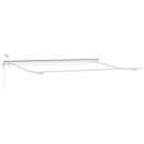 markise med LED-lys 400x300 cm automatisk betjening bordeaux