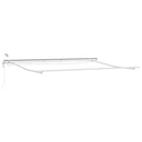 markise med LED-lys 500x300 cm automatisk betjening bordeaux
