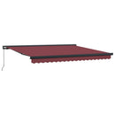 markise 400x300 manuel betjening bordeauxfarvet