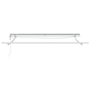 markise med LED-lys 300x250 cm automatisk betjening brun