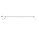 markise med LED-lys 400x300 cm automatisk betjening brun