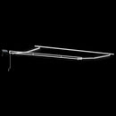 markise med LED-lys 400x300 cm automatisk betjening brun
