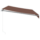 markise 350x250 cm manuel betjening brun