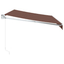 markise 350x250 cm manuel betjening brun