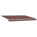 markise 450x300 cm automatisk betjening brun