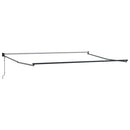 markise 450x300 cm automatisk betjening brun