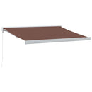 markise 350x250 cm manuel betjening brun