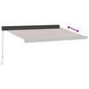 markise 350x250 cm manuel betjening brun