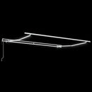 markise m. LED 300x250 cm automatisk betjening antracitgrå hvid