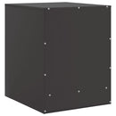 sengebord 34,5x39x44 cm stål sort