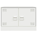 tv-bord 67x39x44 cm stål hvid