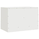 tv-bord 67x39x44 cm stål hvid