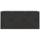 tv-bord 99x39x44 cm stål sort