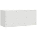 tv-bord 99x39x44 cm stål hvid
