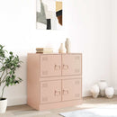 skænk 67x39x73 cm stål lyserød