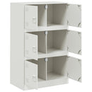 skab 67x39x107 cm stål hvid