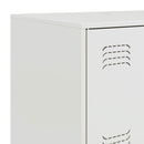skab 67x39x107 cm stål hvid