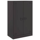 skænk 67x39x107 cm stål sort