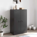 skænk 67x39x107 cm stål sort