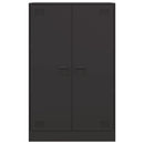 skænk 67x39x107 cm stål sort