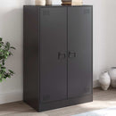 skænk 67x39x107 cm stål sort
