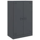 skab 67x39x107 cm stål antracitgrå