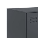 skab 67x39x107 cm stål antracitgrå