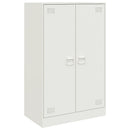 skab 67x39x107 cm stål hvid