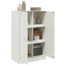 skab 67x39x107 cm stål hvid