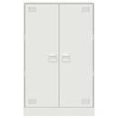 skab 67x39x107 cm stål hvid
