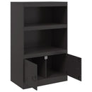 skænk 67x39x107 cm stål sort
