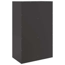 skænk 67x39x107 cm stål sort