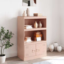 skab 67x39x107 cm stål lyserød
