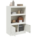 skab 67x39x107 cm stål hvid