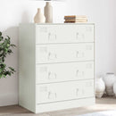 skænk 67x39x83 cm stål hvid