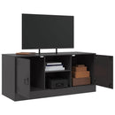 tv-bord 99x39x44 cm stål sort