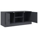 tv-bord 99x39x44 cm stål antracitgrå