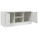 tv-bord 99x39x44 cm stål hvid