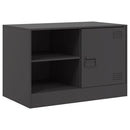 tv-bord 67x39x44 cm stål sort