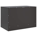 tv-bord 67x39x44 cm stål sort